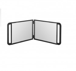 MIROIR PROFESSIONNEL DOUBLE RECTANGULAIRE POUR LE SERVICE COIFFURE